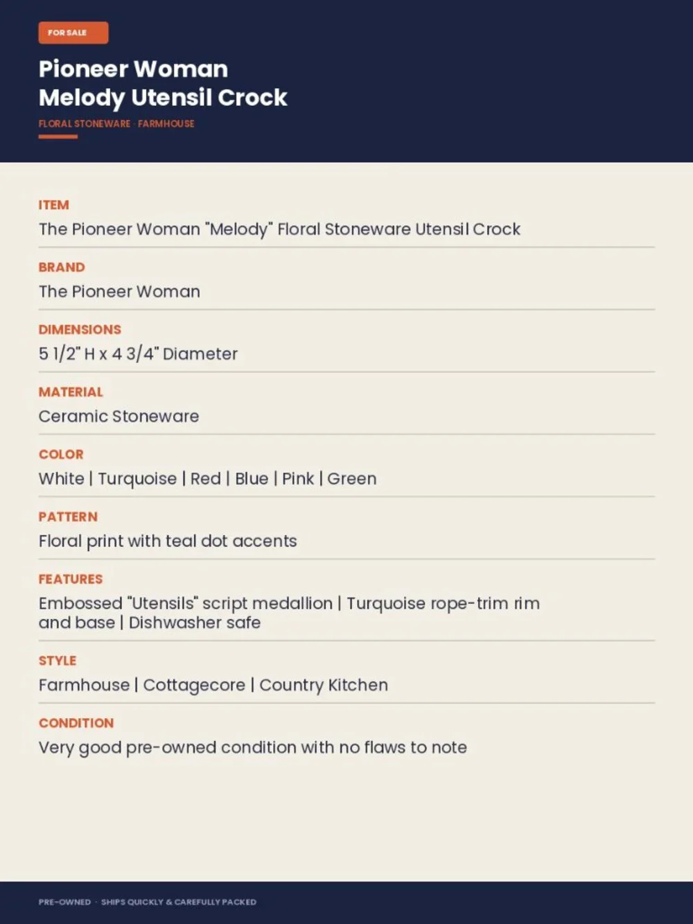 The Pioneer Woman item pioneer